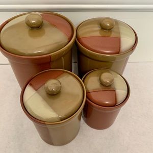 Mid-Century Modern Kitchen Canisters